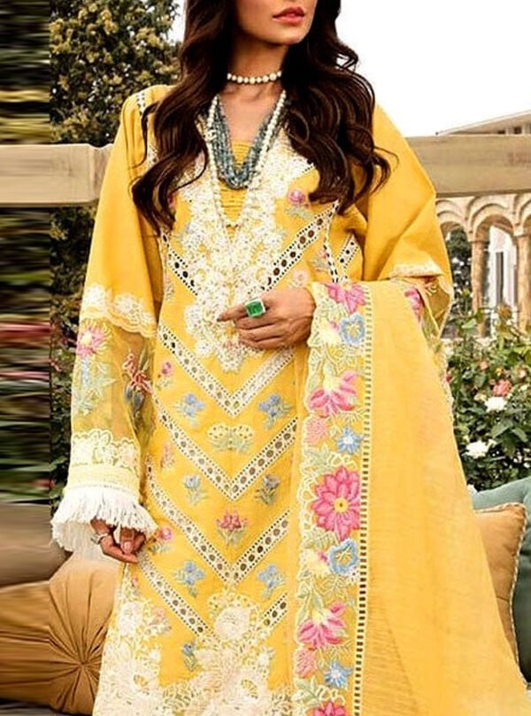 Luxurious Schiffli Embroidered Lawn suit - Image 2