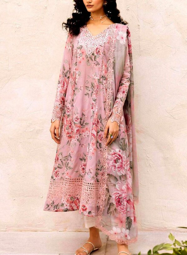 All Over Lawn Embroidery Unstitched Suit